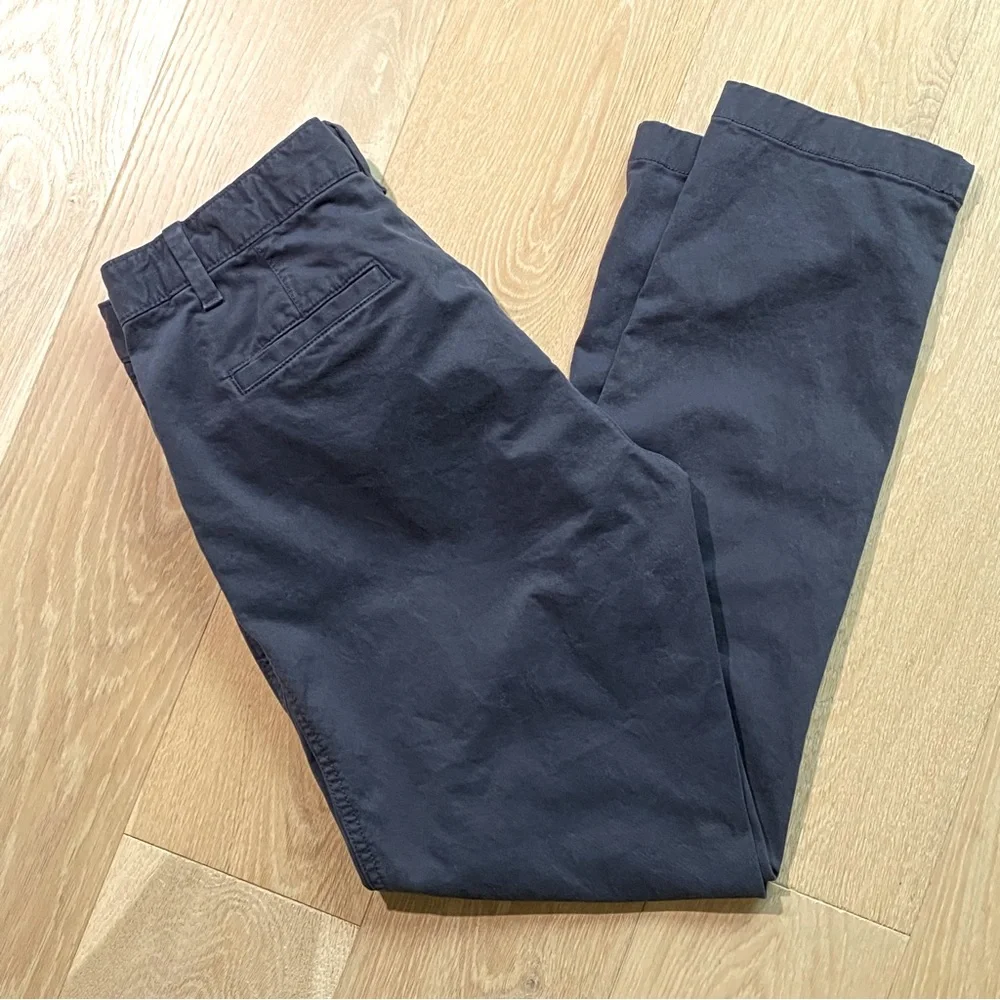 GAP Brushed Twill Navy Trousers - Picture 2 of 5
